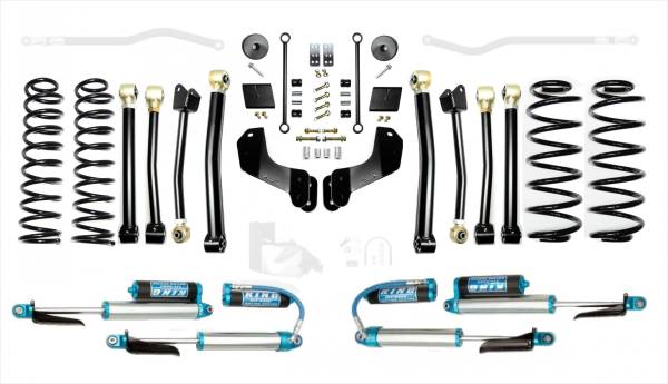 EVO Manufacturing - 18-Present Jeep Wrangler JL 2.5 Inch Enforcer Overland 4XE Lift Stage 4 with EVO SPEC King 2.5 Shocks with Adjusters EVO Manufacturing - Image 1