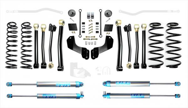 EVO Manufacturing - 18-Present Jeep Wrangler JL 2.5 Inch Enforcer Overland 4XE Lift Stage 4 with EVO SPEC King 2.0 Shocks EVO Manufacturing - Image 1