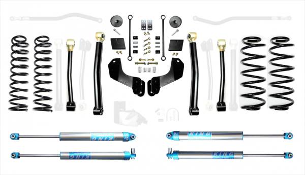 EVO Manufacturing - 18-Present Jeep Wrangler JL 2.5 Inch Enforcer Overland 4XE Lift Stage 3 with EVO SPEC King 2.0 Shocks EVO Manufacturing - Image 1