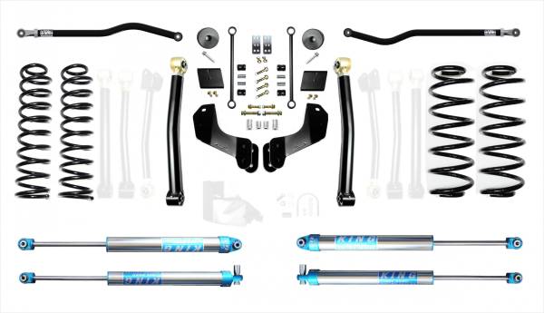 EVO Manufacturing - 18-Present Jeep Wrangler JL 2.5 Inch Enforcer Overland 4XE Lift Stage 2 Plus with EVO SPEC King 2.0 Shocks EVO Manufacturing - Image 1