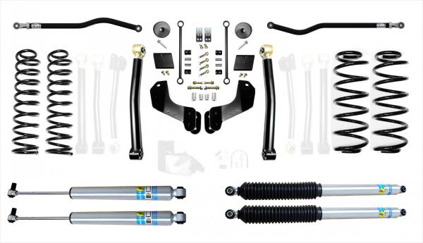 EVO Manufacturing - 18-Present Jeep Wrangler JL 2.5 Inch Enforcer Overland 4XE Lift Stage 2 Plus with Bilstein Shocks EVO Manufacturing - Image 1