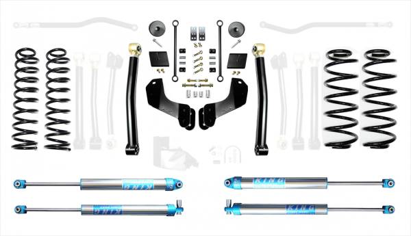 EVO Manufacturing - 18-Present Jeep Wrangler JL 2.5 Inch Enforcer Overland 4XE Lift Stage 2 with EVO SPEC King 2.0 Shocks EVO Manufacturing - Image 1