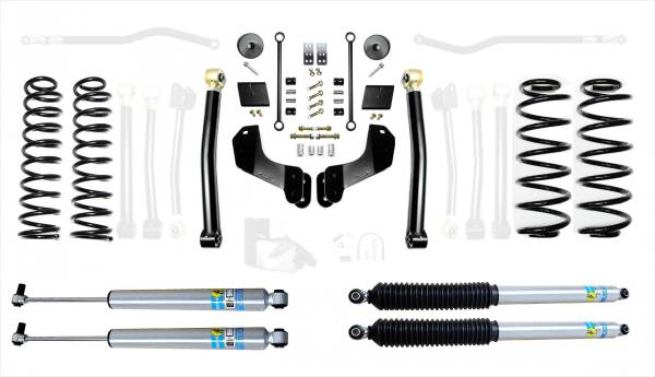 EVO Manufacturing - 18-Present Jeep Wrangler JL 2.5 Inch Enforcer Overland 4XE Lift Stage 2 with Bilstein Shocks EVO Manufacturing - Image 1