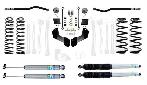 EVO Manufacturing - 18-Present Jeep Wrangler JL 2.5 Inch Enforcer Overland 4XE Lift Stage 1 Plus with Bilstein Shocks EVO Manufacturing - Image 1