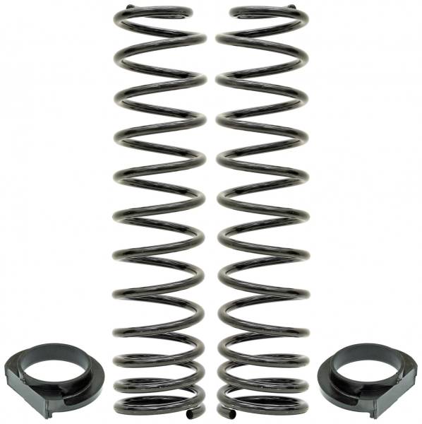 RockJock 4x4 - RockJock 4x4 Front Coil Springs 18-Up Wrangler JL 4 Inch Lift Includes Urethane Isolators Pair - CE-9818FS - Image 1