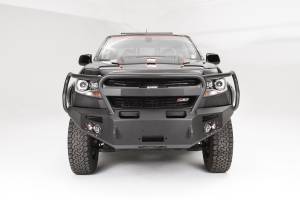 Fab Fours - Fab Fours Premium Winch Front Bumper 2 Stage Black Powder Coated w/Full Grill Guard - CC15-H3350-1 - Image 5