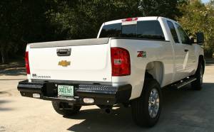 Fab Fours - Fab Fours Black Steel Ranch Rear Bumper 2 Stage Black Powder Coated - CH08-T1450-1 - Image 2