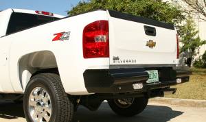 Fab Fours - Fab Fours Black Steel Ranch Rear Bumper 2 Stage Black Powder Coated - CH08-T1450-1 - Image 4