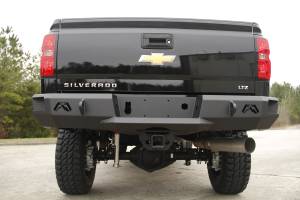 Fab Fours - Fab Fours Heavy Duty Rear Bumper 2 Stage Black Powder Coated Incl. 0.75 in. D-Ring Mount - CH14-W3050-1 - Image 3