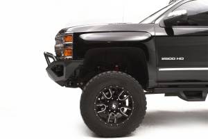 Fab Fours - Fab Fours Vengeance Front Bumper 2 Stage Black Powder Coated Sensor Bumper Pre-Runner Guard - CH15-V3052-1 - Image 3