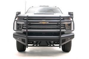 Fab Fours - Fab Fours Elite Front Bumper w/Full Guard And Tow Hooks Steel Black - CH20-Q4960-1 - Image 2