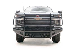 Fab Fours - Fab Fours Black Steel Front Ranch Bumper w/Full Guard And Tow Hooks Steel Black - CH20-S4960-1 - Image 2