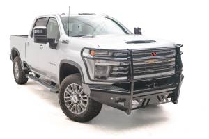 Fab Fours - Fab Fours Black Steel Front Ranch Bumper w/Full Guard And Tow Hooks Steel Black - CH20-S4960-1 - Image 4