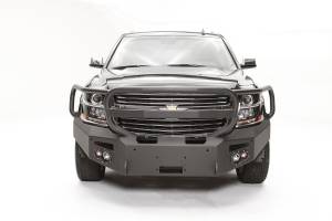 Fab Fours - Fab Fours Premium Winch Front Bumper 2 Stage Black Powder Coated w/Full Grill Guard - CS15-F3550-1 - Image 4