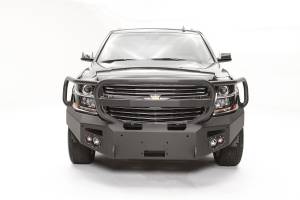 Fab Fours - Fab Fours Premium Winch Front Bumper Uncoated/Paintable w/Full Grill Guard [AWSL] - CS15-F3550-B - Image 4