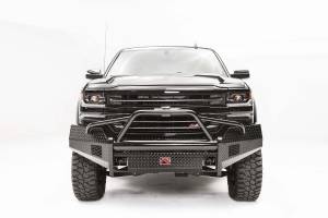 Fab Fours - Fab Fours Black Steel Front Bumper 2 Stage Black Powder Coated w/Pre-Runner Guard - CS16-K3862-1 - Image 2
