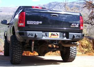 Fab Fours - Fab Fours Heavy Duty Rear Bumper Uncoated/Paintable Incl. 0.75 in. D-Ring Mount [AWSL] - DR03-W1050-B - Image 2