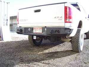 Fab Fours - Fab Fours Heavy Duty Rear Bumper Uncoated/Paintable Incl. 0.75 in. D-Ring Mount [AWSL] - DR03-W1050-B - Image 4
