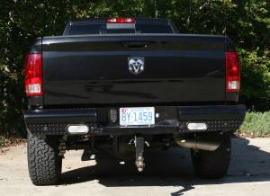 Fab Fours - Fab Fours Black Steel Ranch Rear Bumper 2 Stage Black Powder Coated - DR10-T2950-1 - Image 3