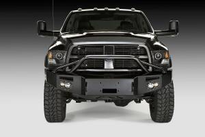 Fab Fours - Fab Fours Premium Winch Front Bumper Uncoated/Paintable w/Pre-Runner Grill Guard [AWSL] - DR13-H2952-B - Image 3