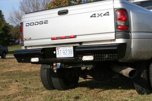Fab Fours - Fab Fours Black Steel Ranch Rear Bumper 2 Stage Black Powder Coated - DR94-T1650-1 - Image 4
