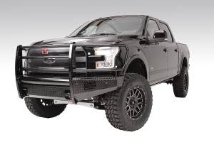 Fab Fours - Fab Fours Black Steel Front Ranch Bumper 2 Stage Black Powder Coated w/Full Grill Guard Incl. Light Cut-Outs - FF09-K1960-1 - Image 2