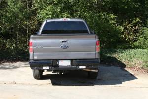 Fab Fours - Fab Fours Black Steel Ranch Rear Bumper 2 Stage Black Powder Coated - FF09-T1750-1 - Image 4