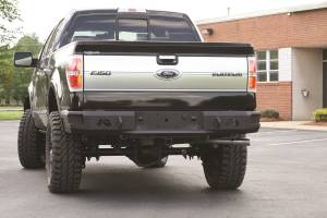 Fab Fours - Fab Fours Heavy Duty Rear Bumper 2 Stage Black Powder Coated Incl. 0.75 in. D-Ring Mount - FF09-W1750-1 - Image 3