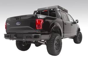 Fab Fours - Fab Fours Heavy Duty Rear Bumper 2 Stage Black Powder Coated Incl. 0.75 in. D-Ring Mount - FF15-W3250-1 - Image 3