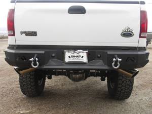 Fab Fours - Fab Fours Heavy Duty Rear Bumper Uncoated/Paintable Incl. 0.75 in. D-Ring Mount [AWSL] - FS08-W1350-B - Image 4