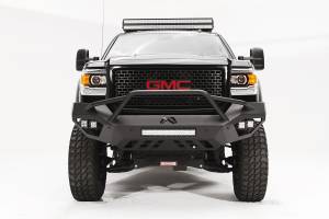 Fab Fours - Fab Fours Vengeance Front Bumper Uncoated/Paintable Sensor Bumper Pre-Runner Guard [AWSL] - GM15-V3152-B - Image 4