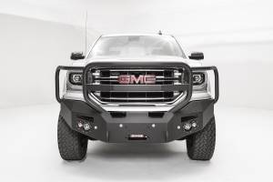 Fab Fours - Fab Fours Premium Winch Front Bumper 2 Stage Black Powder Coated w/Full Guard w/Sensors - GS16-F3950-1 - Image 2