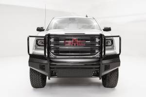 Fab Fours - Fab Fours Black Steel Front Bumper 2 Stage Black Powder Coated w/Full Guard - GS16-K3960-1 - Image 2