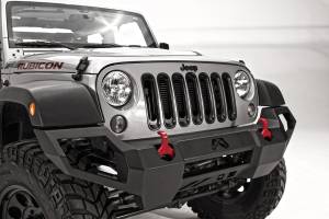 Fab Fours - Fab Fours Vengeance Front Bumper 2 Stage Black Powder Coated No Guard - JK07-D1851-1 - Image 5