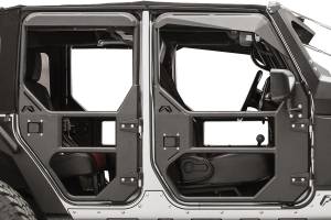 Fab Fours - Fab Fours Full Tube Doors Single Stage Black Powder Coat Front Height 4 in. Width 35 in. Length 44 in. - JK1030-1 - Image 5