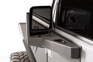 Fab Fours - Fab Fours Door Skin Mirror Guard Front Matte Black Powder Coat - JK3001-1 - Image 5