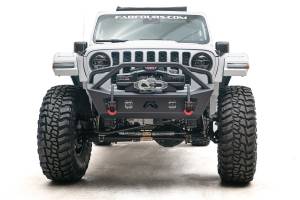 Fab Fours - Fab Fours Stubby Bumper w/Pre-Runner Guard 2 Stage Matte Black Powder Coated - JL18-B4752-1 - Image 3