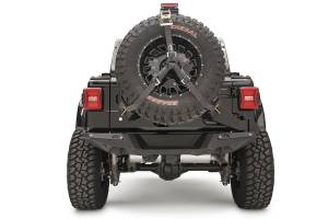 Fab Fours - Fab Fours Spare Tire Carrier 2 Stage Black Powder Coated Slant Back Tire Carrier - JL2070-1 - Image 2