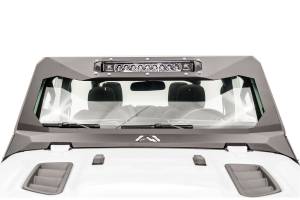 Fab Fours - Fab Fours ViCowl Light Insert 11 Gauge Steel Construction Holds Rigid Industries 20 In. Light Bar Bare - JL3022-B - Image 2