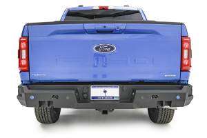 Fab Fours - Fab Fours Premium Rear Bumper Bare Steel w/Pre-Drilled Sensor Holes - FF21-W5051-B - Image 2