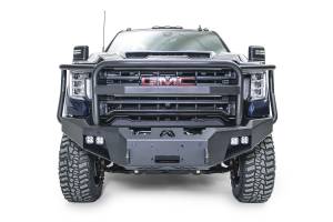 Fab Fours - Fab Fours Premium Winch Front Bumper w/Full Grill Guard Bare - GM20-A5050-B - Image 2