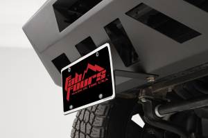 Fab Fours - Fab Fours Vengeance Front License Plate Bracket 2 Stage Black Powder Coated Short - M2250-1 - Image 4