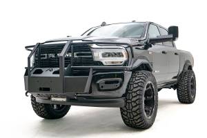 Fab Fours - Fab Fours Winch Mount Full Grill Guard 2 Stage Matte Black Powder Coated - DR19-N4470-1 - Image 2