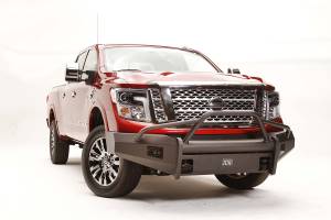 Fab Fours - Fab Fours Elite Front Bumper 2 Stage Black Powder Coated w/Pre-Runner Guard w/Tow Hook - NT16-R3762-1 - Image 2