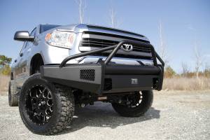 Fab Fours - Fab Fours Elite Front Bumper 2 Stage Black Powder Coated w/PreRunner Grill Guard Incl. Light Cut-Outs - TT07-R1862-1 - Image 5