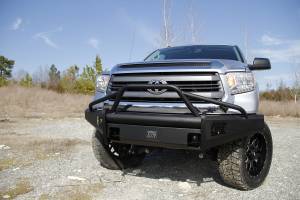 Fab Fours - Fab Fours Elite Front Bumper 2 Stage Black Powder Coated w/PreRunner Grill Guard Incl. Light Cut-Outs - TT07-R1862-1 - Image 6