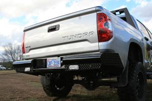 Fab Fours - Fab Fours Black Steel Ranch Rear Bumper 2 Stage Black Powder Coated - TT07-T1550-1 - Image 2