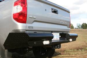 Fab Fours - Fab Fours Black Steel Ranch Rear Bumper 2 Stage Black Powder Coated - TT07-T1550-1 - Image 4