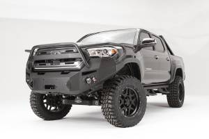 Fab Fours - Fab Fours Premium Winch Front Bumper 2 Stage Black Powder Coated w/Grill Guard - TT16-B3650-1 - Image 2