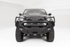 Fab Fours - Fab Fours Premium Winch Front Bumper 2 Stage Black Powder Coated w/Grill Guard - TT16-B3650-1 - Image 4